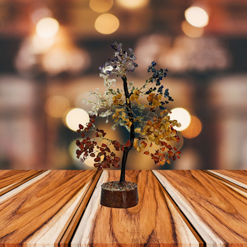 Pushkar 7 Chakra M Seal Crystal Tree